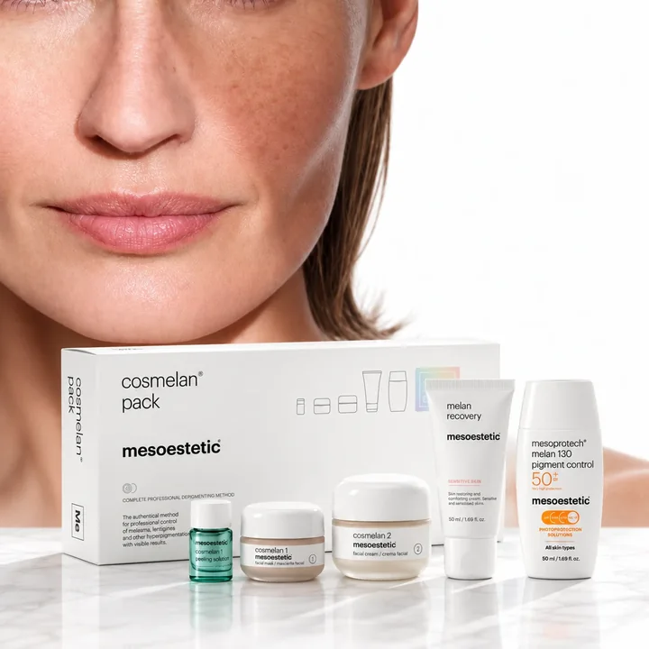 Cosmelan pack de mesoestetic con todos sus productos